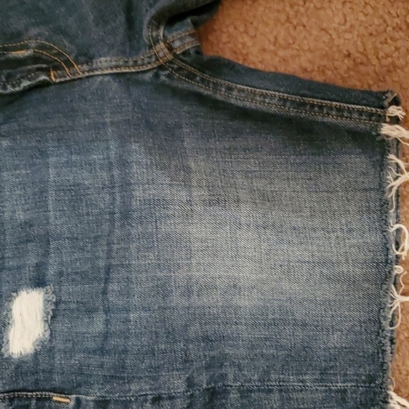 Flying Monkey Platinum Distressed Jean Shorts Women's Size 24 - Picture 5 of 8